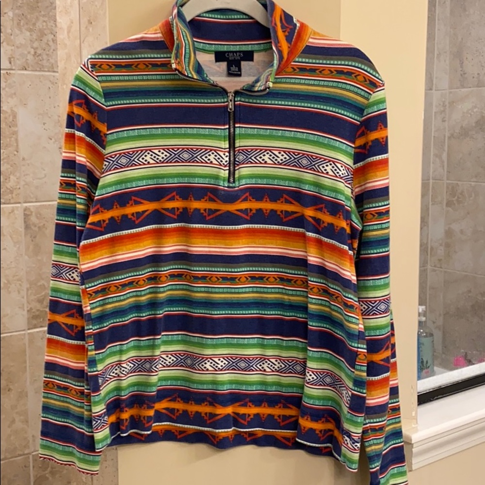Half zip T